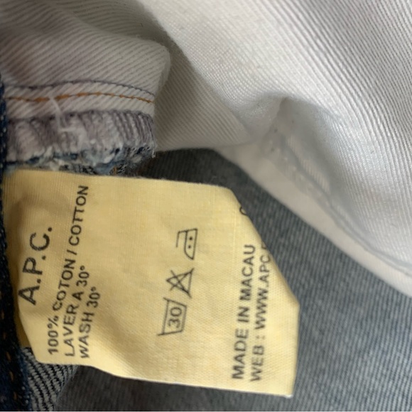 Apc jeans size 29 - Picture 2 of 9